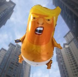 CRY BABY TRUMP BABY BLIMP BALLONS 35 AVAILABLE $2 EACH