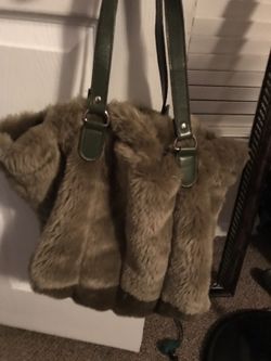 Furry bag..