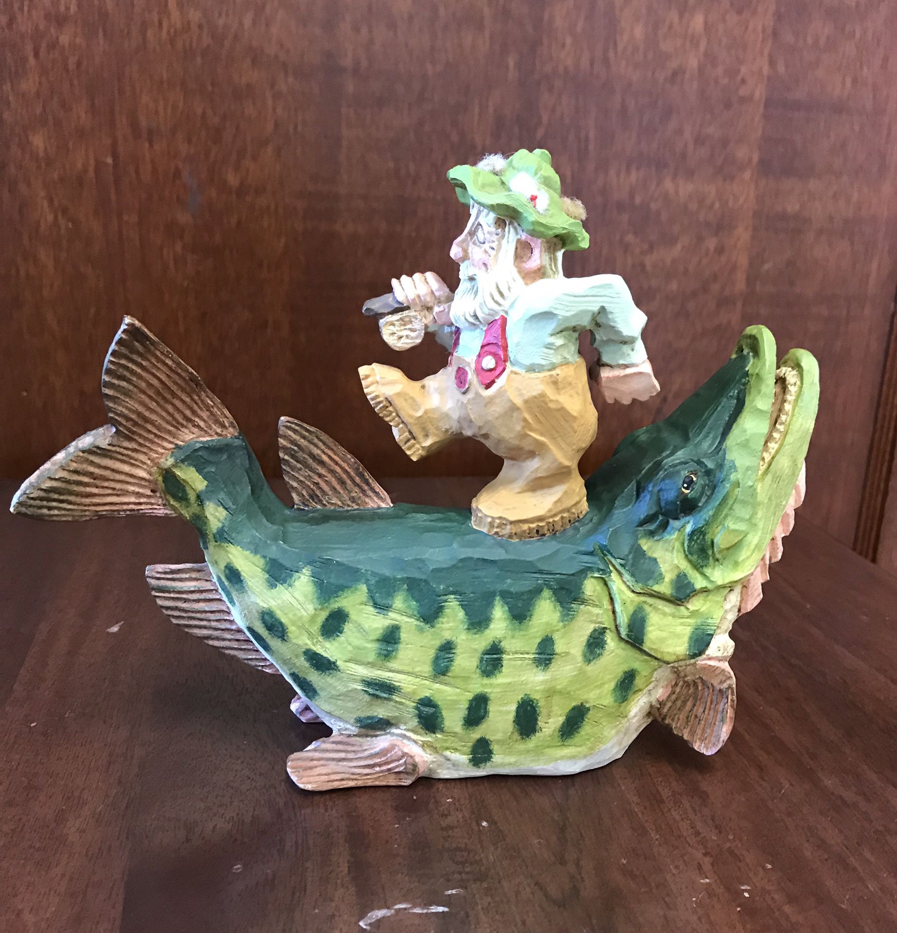 Fisherman and his catch