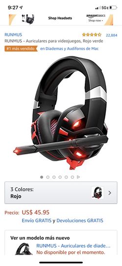 RUNMUS Pro gaming Headset ps4 xbox one switch nintendo