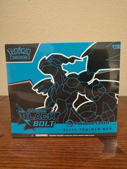 Pokemon TCG Black Bolt Pokemon Center Exclusive Elite Trainer Box ETB