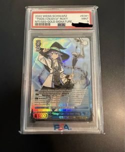 Weiss Schwarz “Things I Can Give You” Roxy Gold Signature PSA Graded 9
