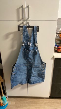Womans Jean short overalls