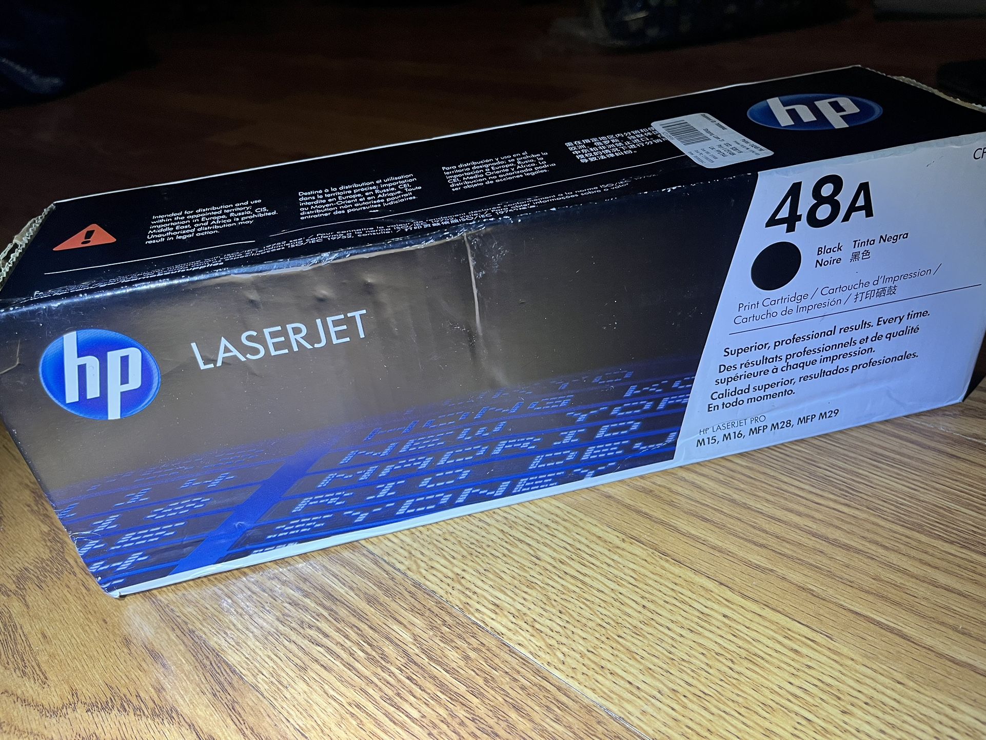 Hp Laser Jet Ink Black 48A