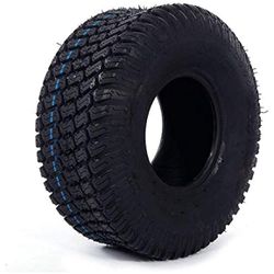 Turf Tire 15x6.00-6 Compatible with Lawn Mower and Garden Tractor Tires