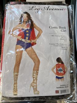 Comic Book Girl Leg Avenue New Wonder Woman