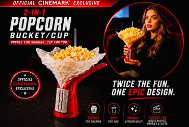 Spider-Man 2-in 1 Popcorn Bucket/cup