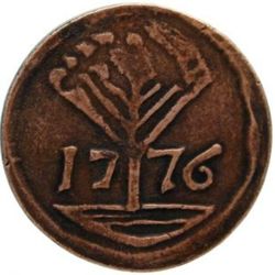 1776  Hampshire Halfpenny