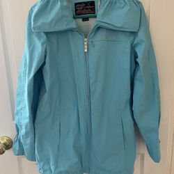 ZeroXposur light blue windbreaker