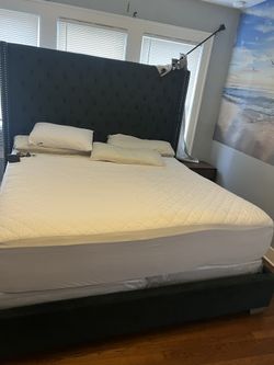 King Size Bed With Mattress For Sale