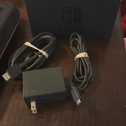 Nintendo Switch Case, Dock, Charger, And HDMI 