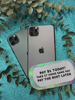 Apple iPhone 11 Pro Max- Pay $5 DOWN AVAILABLE - NO CREDIT NEEDED