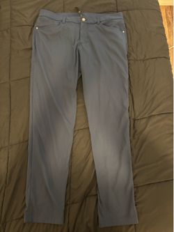 35W 34L lululemon Navy Blue ABC pants