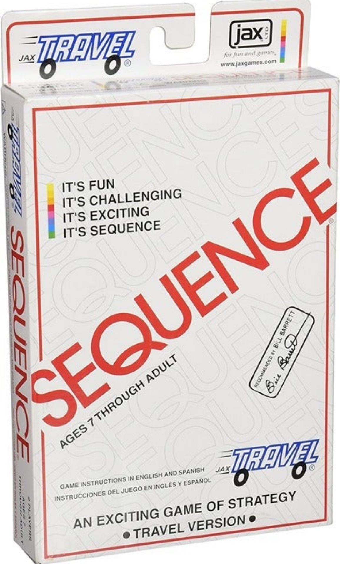 Jax Travel SEQUENCE Strategy Board Game Gift NO MEETUPS