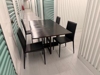 Folding Dining Table and Chairs