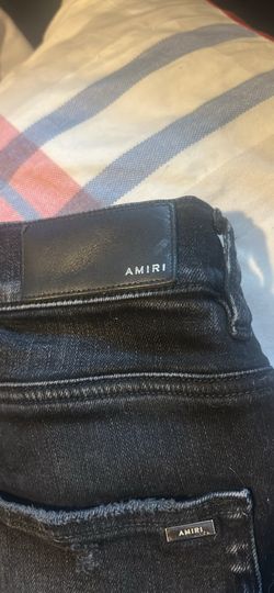 Black amiri jeans