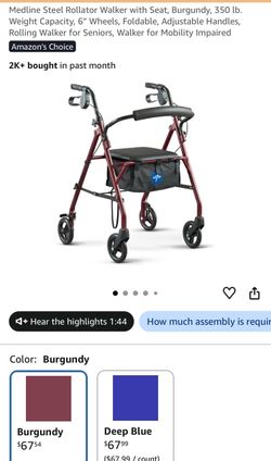 FREE Walker rollator missing knob
