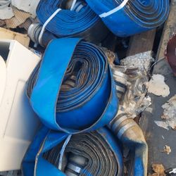 4 pack Water Discharge Hose: 3 in Hose Inside Dia., 50 ft Hose Lg all 4 for $250