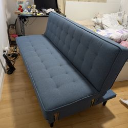 Barely Used Sofa Bed With Arms