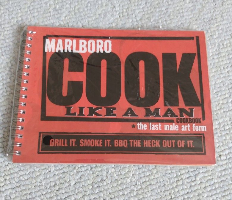 2004 MARLBORO COOK LIKE A MAN COOKBOOK PHILIP MORRIS