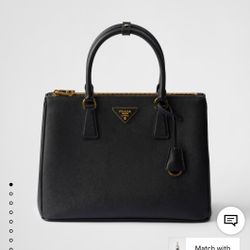 Black Prada Tote Bag