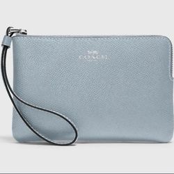 Coach Corner Zip Wristlet 