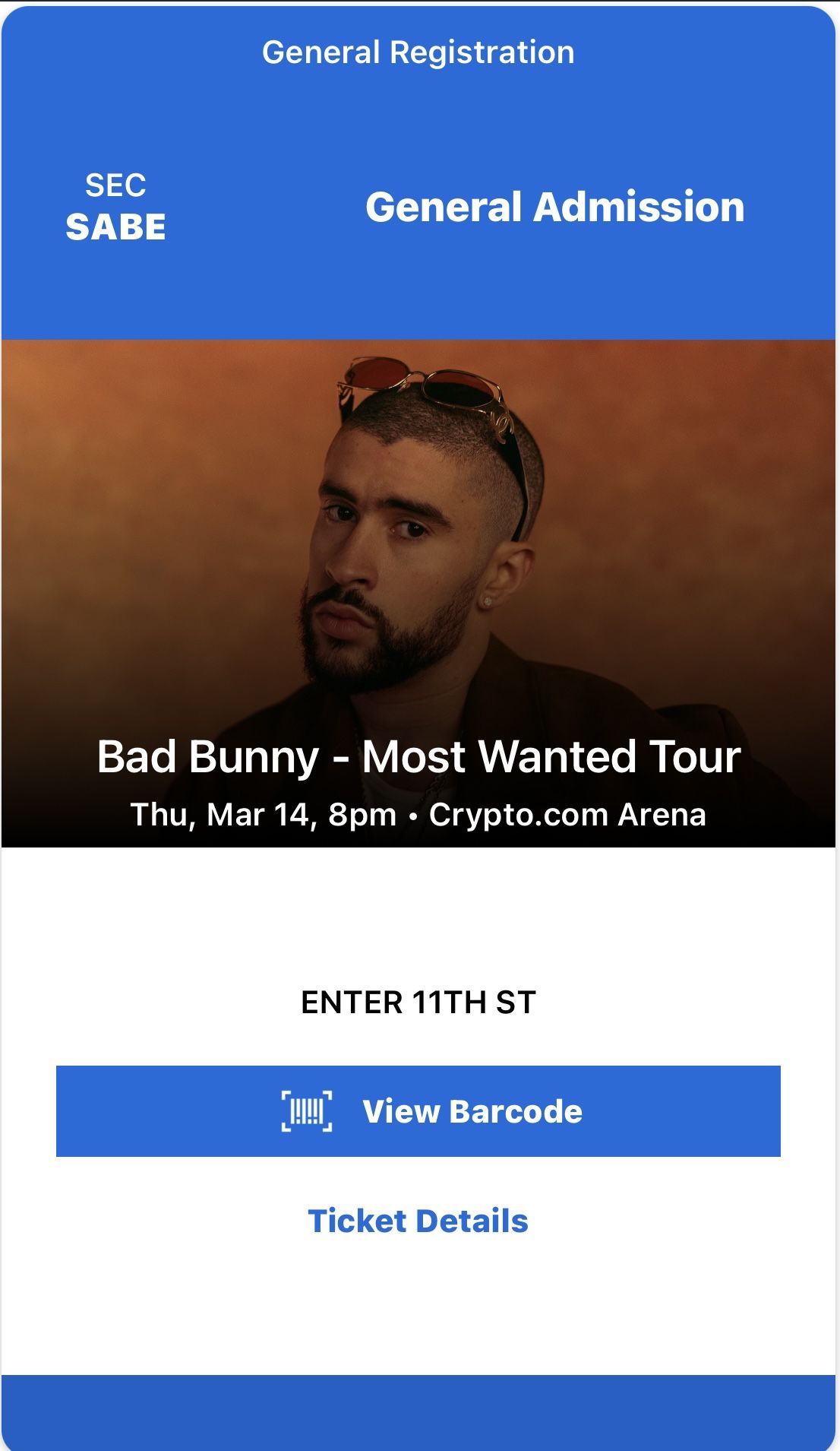 Bad Bunny Floor Tickets