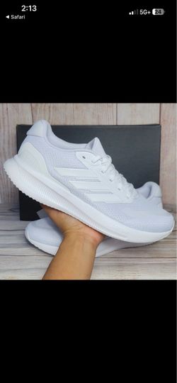 Adidas White Low-Top Running Sneakers. New in box