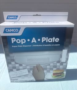 Camco Pop-A-Plate Paper/Plastic Plate Dispenser