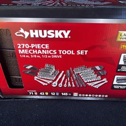 270-PIECE MECHANICS TOOL SET 1/4 IN, 3/8 IN, 1/2 IN DRIVE