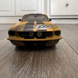 Diecast 1/18 scale  RARE Jada Big Time Muscle 1967 Shelby GT-500 #28 Yellow with Dirt brand new no box !