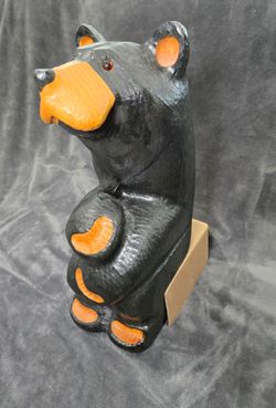 Big Sky Carvers Jeff Fleming Black Bear Wood Figure