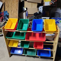 Colored Toy Organizer