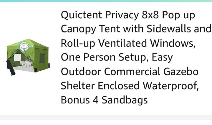 Pop Up Gazebo.