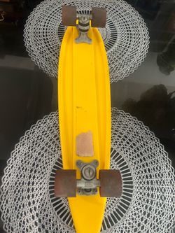Vintage Yellow Big Banana Super Surfer skateboard