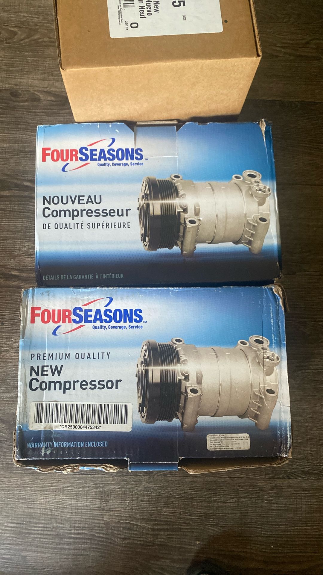 Brand New Compressor, Cluth Assembly And Other Parts For Car A/C