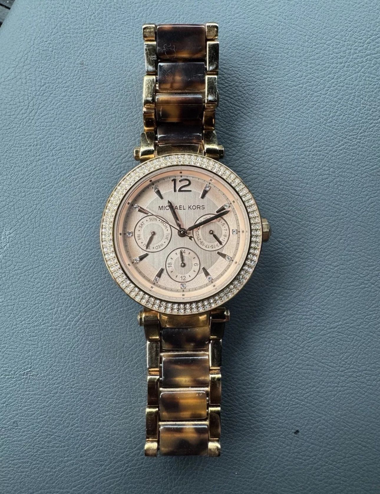 Michael Kors Rose Gold & Brown Watch