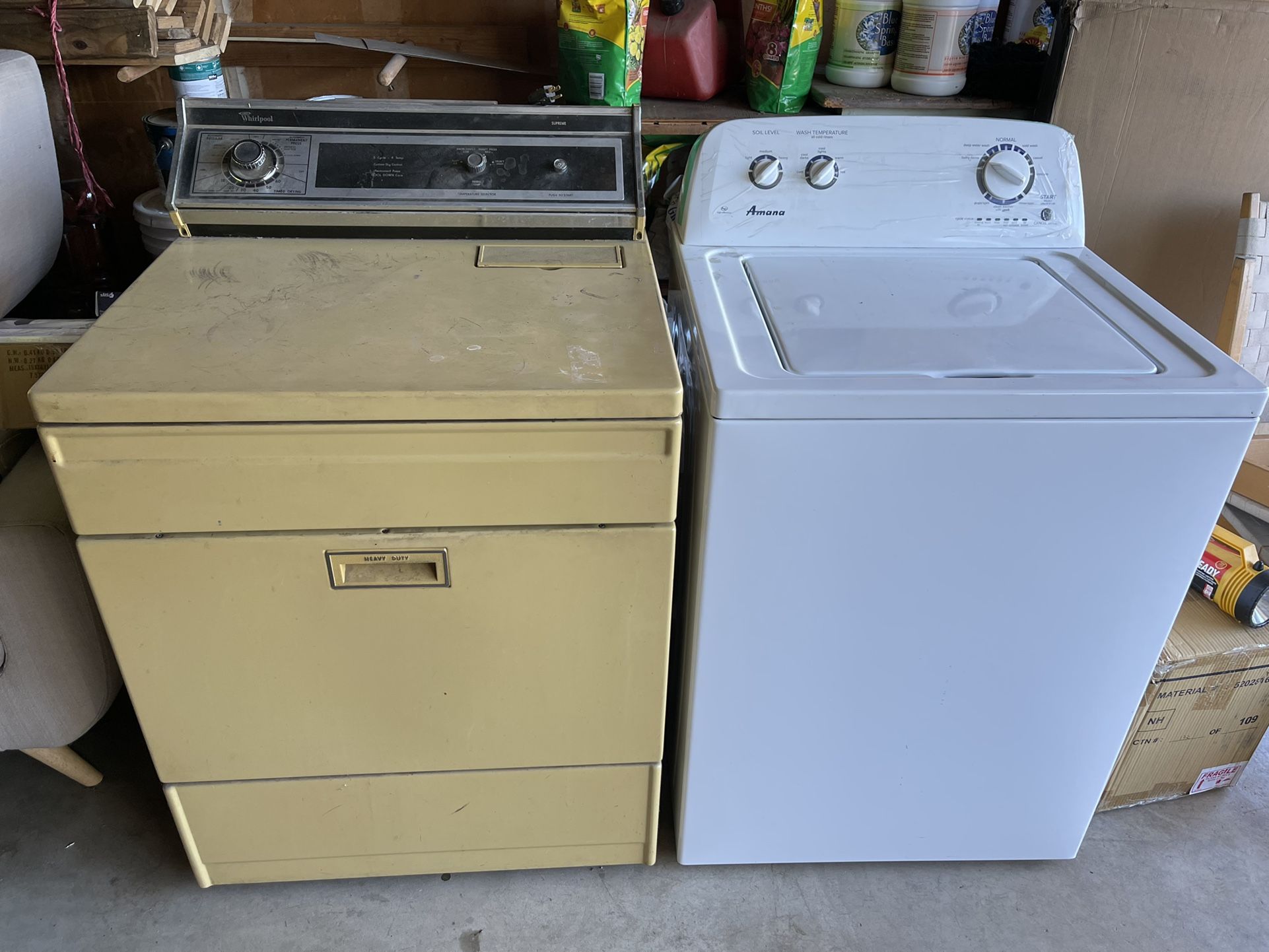 Washer And Dryer