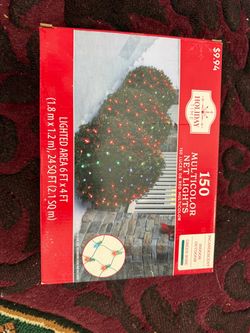 150 multicolor net lights
