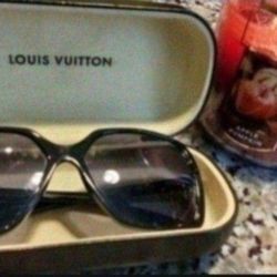 Women's  Louis Vuitton glasses/sunglasses with LV case and  Etched with LV in Glasses
