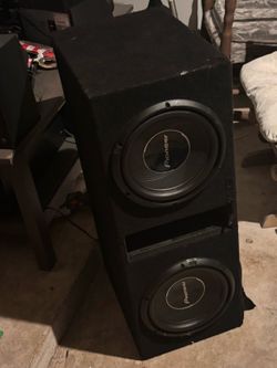 Dual Pioneer 12" Subwoofers in Ported Box