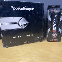 Rockford Fosgate Subwoofer + T-Spec 3.0 Farad Capacitor (Brand New in Box!)