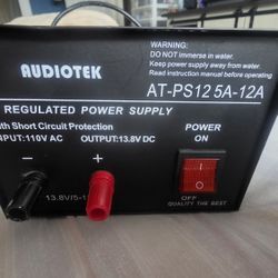 AUDIOTEK AT-PS12 5A-12A DC POWER SUPPY