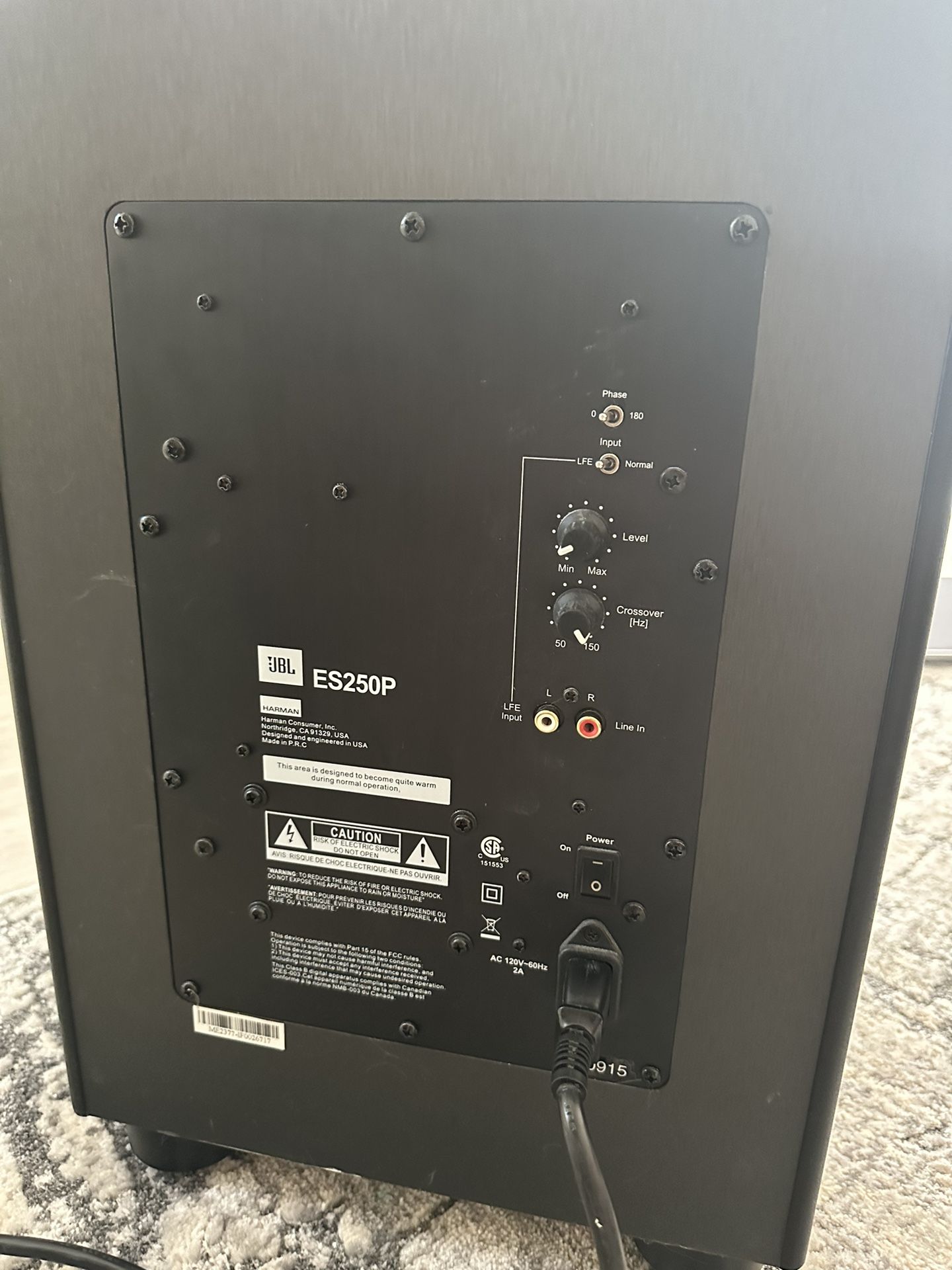 Jbl 12 inch subwoofer ES250P for Sale in Elk Grove Village, IL - OfferUp