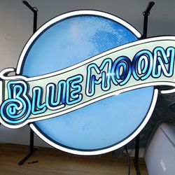 Blue Moon LED signage 