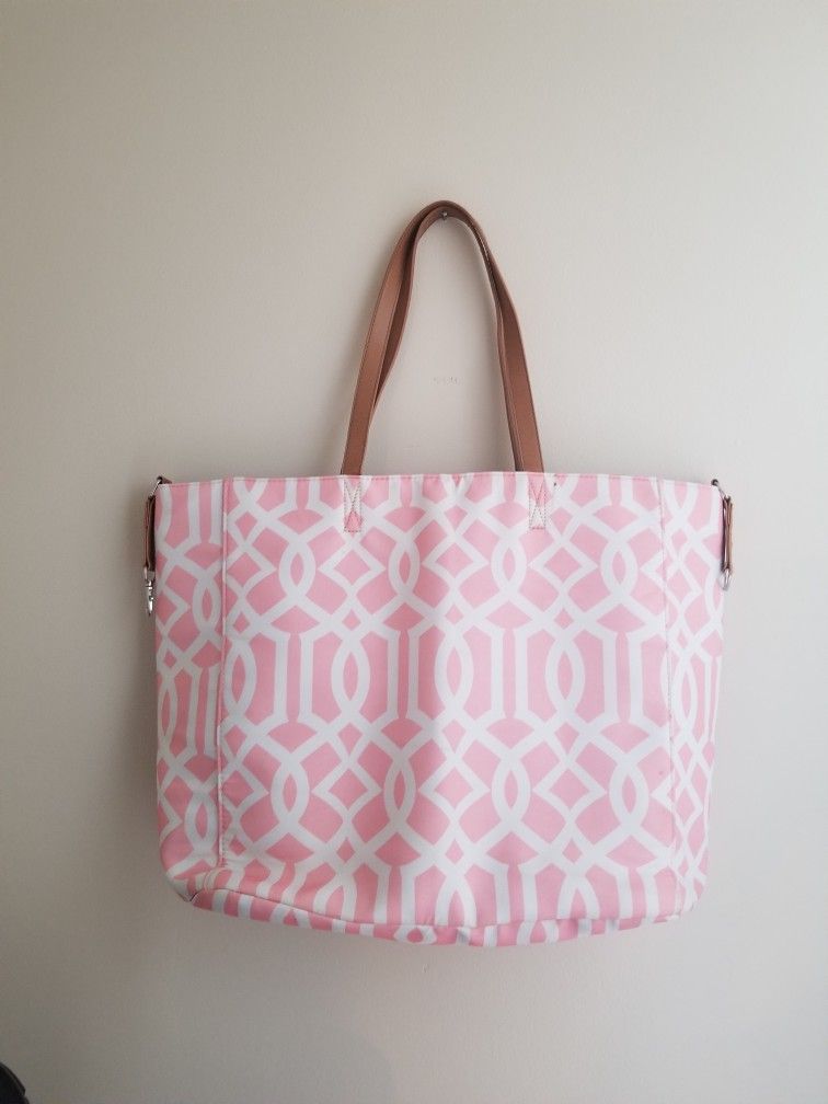 Pink Tote Bag