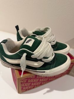 vans knu old skool - green