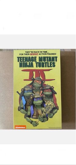 Teenage mutant ninja turtles 3 movie action figures.