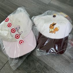 Pokemon Pokémon MEW & EEVEE x Target Trainer Cap Hat Bundle Set