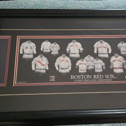 Boston Red Sox Framed Jersey Evolution Print – “A New England Obsession” Collectible